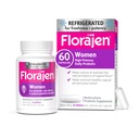 Florajen Frauen Vaginal Probiotikum - Darmgesundheit, vaginale pH-Balance und Verstopfung Relief - Multi-Strain-Formel mit Lactobacillus - für die Potenz gekühlt - 60 Kapseln