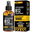 Vitamin B12 Sublingual Spray 5000 mcg – Vegan Methylcobalamin Liquid B12 Boost Energy, Mood & Brain Health - Glutenfrei, Non-GMO B12 Spray für Herren & Frauen - Einfache Dosierung (5000 mcg in 10 Sprays)