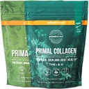 Primal Harvest Super Greens & Collagen Powder Supplements für Frauen und Männer Superfood Greens Pulver und Collagen Peptides Pulver für Haare, Haut und Nägel Bundle