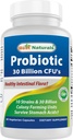 Best Naturals Probiotic 10 Strains & 30 Billion CFU Darmflora, 60 Veggie Kapseln (60 Count (Pack von 1))