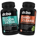 Colon Candi Cleanse Detox Support - Anti Overgrowth & 15 Tage Darmreinigung Pillen & Probiotic - Balance Control & Fast Acting Natural Laxative for Constipation Relief - Bowel Movement Gut Health