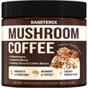 Mushroom Blend - 9 Mushroom Adaptagen Mix - Lion's Mane, Chaga, Vitamine - Medium Dark Roast - Instant - Immununterstützung - Glutenfrei und Sugar-Free