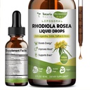 Totaria 16-in-1 Liposomal Rhodiola Rosea Tinktur, Ultra Strength Rhodiola Ergänzung w/Ashwagandha, Saffron, Magnesium, SAM-e, Rhodiola Rosea Extrakt Flüssigkeitstropfen für natürliche Entspannung, Stimmung, Energie