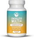 Energized Multi - Potent Multivitamin mit 40 Bioverfügbaren Nährstoffen B Komplexe Vitamine, Vitamin D, Vitamin C, Vitamin K, Zink, Quercetin, Calcium, Magnesium in alkalischen Formen - 60 Tabs