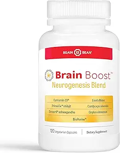 Brain Boost Capsules | mit Curcumin, Cordyceps, Hericium, Ceylon Cinnamon, gereinigter Shilajit und Ashwagandha | 30 Portionen