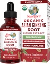 MaryRuth Organics Kräuterergänzung Tropfen, Antioxidans, Boost Energy, Packung von 1, Ginseng Wurzel für Vitalität, unterstützt Fokus und Ausdauer, Vegan, Non-GMO, Glutenfrei, 1 flüssige Unzen