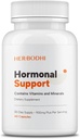 Hormonliche Unterstützung - Hormon Balance Ergänzung für Frauen, PMS Unterstützung Ergänzung und Hormon Harmonie für Frauen, unterstützt Energie, Mood Swings, Hot Flashes, Menopause Hormonal Balance (60 Caps)