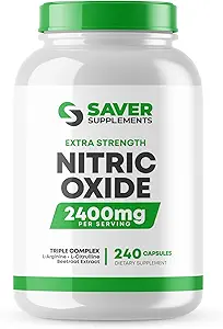 Nitric Oxid Supplement 2400mg mit L-Arginin, L-Citrullin und Rübenwurzelextrakt, 240 Kapseln