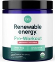 Ora Organic Natural Pre Workout Powder - Raspberry Lemonade Flavor- Bietet Jitter Free Energy, Focus, Hydration, & Endurance - Vegan, Certified Organic, Soy, Dairy, & Gluten Free, 20 Portionen