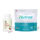 Sur Nutrim Oat Bran Pulver mit 750mg Beta Glucan per Servieren Joint Support FruiteX-B Tart Cherry Capsules Bundle