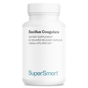 Supersmart Bacillus Coagulans Probiotic 4 Billion CFU pro Tag (High Absorption) - Lactobacillus Sporogenes Supplement | Non-GMO & Gluten Free - 60 Delayed Release Capsules