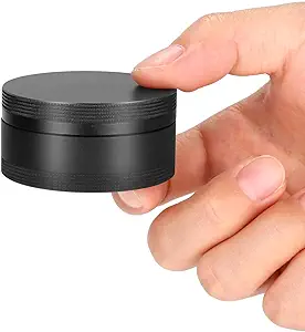 Tragbare Pillen Fall Pillen Box Täglich - Wasserdichte Single Metal Pillen Organizer für Taschengeld, Aluminiumlegierung Runde tägliche Medizin Behälter, um Vitamine, Fischöl mittlere Größe zu halten