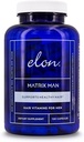 Elon Matrix Man - 60 Tage Versorgung - Haarwachstum Vitamine für Männer – Säge Palmetto & Biotin Advanced Formula Vitamins – Fördert gesundes Bartwachstum – (120 Kapseln)