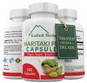 Bio Haritaki Kapseln - Verbessert Verdauung - Entgiftung & Verjüngung – hält Regelmäßigkeit - Gehirn Funktion- 100 Kapseln Terminalia chebula | Vegan, Non-GMO
