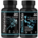 2pk| Hohe Absorption Magnesium Complex + Elektrolyte Pillen - Mag Minerals Vitamine | Premium Magnesium Citrat Oxid Ergänzung für Leg Cramps Sore Muskel Knochen Unterstützung Endurance Erholung Nerve Gesundheit