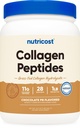 Nutricost Collagen Peptide Powder (Chocolate Peanut Butter Flavored) 1 LB - Grass-Fed Collagen Hydrolysat, Glutenfrei