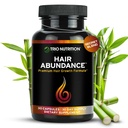 TRIO NUTRITION Haarausfall | Natürliche Vitamin-Ergänzung für Haarwachstum, starke Nägel und glatte Haut| mit Collagen, Keratin, Zink & Selen | Biotin 10000mcg | 30 Tage Versorgung