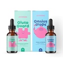 JoySpring Genius Tropfen und Glutathione Flüssigkeit für Kinder