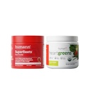 Humann SuperBeets Schwarz Kirschpulver & HeartGreens Pulver