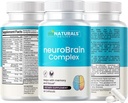 miNATURALS neuroBRAIN Complex Ergänzungen für die Hilfe mit Gedächtnis und Fokus für Männer, Frauen und Senioren, Vitamine und Bacopa, GABA, Grape Seed, Bilberry Fruit Extract, und mehr...