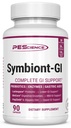 PEScience Symbiont-GI, Zink Carnosine Pepzin GI & Shelf Stable Probiotic Capsules, Verdauungsenzymergänzung für Frauen und Männer, mit Slippery Elm Bark, 30 Tage Versorgung