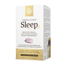 Solgar Triple Action Sleep, 30 Tri-Layer Tablets - Time-Release Melatonin & L-Theanine Plus Kräutermischung - Hilft Ihnen, sich zu entspannen, Fall Asleep Fast & Stay Asleep Longer - Non-GMO, Gluten Free - 30 Portionen
