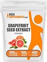 BulkSupplements.com Grapefruit Seed Extract Powder - Grapefruit Seed Supplements, Antioxidant Source - Kräuterergänzung, Glutenfrei, 250mg pro Servierung, 1kg (2.2 lbs) (Pack von 1)