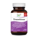 Pure Essence Labs Transitions Vitamine für Frauen, Natürliche Menopause-Relief-Ergänzung zur Förderung der Hormonbilanz, Reduzieren Hot Flashes, Mood Swings & Nacht Sweats, 60 Kapseln