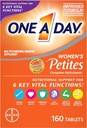 Ein Tag Frauen Petites Multivitamin, Ergänzung mit Vitamin A, Vitamin C, Vitamin D, Vitamin E und Zink für Immungesundheit Unterstützung, B Vitamine, Biotin, Folat (als Folsäure) & Mehr, 160 Zähler