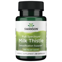 Swanson Vollspektrum Milchdistel 500 Milligramme 30 Kapseln