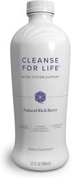 Isagenix Cleanse for Life - Detox Cleanse Drink mit Vitamin B12, Niacin und Vitamin B6 für allgemeine Wellness - 32-Ounce Bottle (Natural Rich Berry Flavor), Packaging May Vary