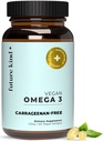 Future Kind Omega-3-Ergänzung für Klarheit, Gedächtnis und Mobilität Komfort, 2 Monate Versorgung mit Zitrusduft Softgels mit EPA und DHA, Vegan Omega-3-Ergänzung von Algen, Carrageen frei, 60 Zählung