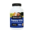 Nutri-Vet Puppy-Vite Chewables für Welpen, geformt mit Vitaminen & Minerals, um ausgewogene Ernährung zu unterstützen, große Quelle von Vitamin C, 60 Graf