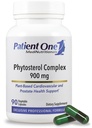 Patient One Phytosterol Complex 900 mg | Supplement zur Unterstützung von Herz-Gesundheit und gesunden Lipid-Mebolismus* | mit Pflanzen-Sterole | 90 Kapseln