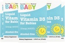 California Gold Nutrition Baby Vitamin D3 von - Liquid D3 Supplement für Babys, Vegetarisch Freundlich - Alkohol & Glutenfrei, Non-GMO - 10 mcg (400 IU), 0.34 fl oz (10 ml)