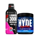 PROSUPPS L-Carnitin 3000 Stimulant freie flüssige Schüsse (31 Servierungen, Berry) und Mr. Hyde Signature Serie Pre-Workout Energy Powdered Drink (30 Servierungen, Blue Razz) Bundle
