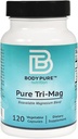 Pure Tri-Mag - Drei Formen von hoch absorbiertem Magnesium für eine Vielzahl von Nahrungsprotokollen. Stress Relief, Schlaf, Herzgesundheit, Muskeln und Stoffwechsel Unterstützung 120-Kaps