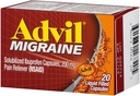 Advil Migrain 20'S Größe 20ct Advil Migraine Schmerzen Relief Flüssigkeit gefüllt Kapseln 20ct