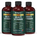 Wellgenix Balanced Essentials Plus neue Formel - Flüssiges Vitamin - Komplette Multivitamin-Ergänzung - 1oz Daily - Immune Boosting & Gesamtgesundheit - Erwachsene, Kinder, Kleinkinder - Berry Flavor 32oz (3)