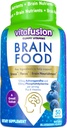Vitafusion Brain Nahrungsergänzungsmittel: 125mg Ashwagandha, 100mg Phosphatidylserin pro Servierung, B Vitamine, 50ct (25 Tage Versorgung), Blueberry Flavor aus Amerikas Nummer eins Gummy Vitamin Marke
