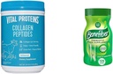 Vitalproteine Unflavored Collagen Peptides (24 Oz) & Benefiber Prebiotic Fiber Supplement Unflavored (17.6 Oz)