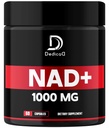 NAD Ergänzung 1000 mg - Pure NAD Ergänzung - Energie und DNA Reparatur, Alterung Verteidigung, Gehirn Funktion - 60 Kapseln