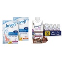 Juven Therapeutic Nutrition Drink Mix Powder for Wound Healing Support, beinhaltet Collagen Protein & Ensure Max Protein Milk Chocolate Nutrition Shake, 30g Protein, 1g Zucker, 4g Comfort Fiber Blend