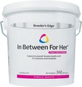 Breeder's Edge in Between for Her, Daily Multivitamin for Breeding Dogs and Cats, Fills Nutritional Gaps, und unterstützt Mütter zwischen Züchtung, 360 ct Cat & Small Dog