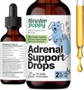 Forever Puppy Adrenal Support Drops für Hunde - Pure Ashwagandha & Ginseng Root Tincture für Adrenal Health & Energy Support - Pflegeflüssigkeitsergänzung für Hunde aller Rassen & Größen - 2 oz
