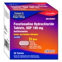 Ohm Non-Drowsy Fexofenadine Antihistamine Indoor Allergy Relief Tablets 30ct