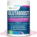 6970mg Glutathion-Pulver für Hautaufhellung Enhanced With Collagen & Vitamin C | Erhellt Haut und reduzieren Pigmentierung | Anti-Aging-Formel | Leistungsstarkes Antioxidans | Unterstützt Immun-, Gut- und Lebergesundheit