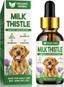 Milchdistel für Hunde, extra Stärke Milchdistel Supplement, unterstützt Pet Liver Gesundheit, Sauber & Detox, einfach zu Nahrung hinzufügen
