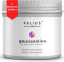 Glucosmin Sulfat Kaliumchlorid 750mg für gesunde Gelenke, Knochen und Knorpel — Gemeinsame Unterstützungsergänzung für Männer und Frauen (120 Kapseln)