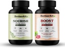 Besser Alt Moringa & Beetroot Kapseln|100% Pure Moringa Blatt Pulver Ergänzung & 100% natürliche Beetroot Ergänzung |Rich in Calcium & Vitamin C